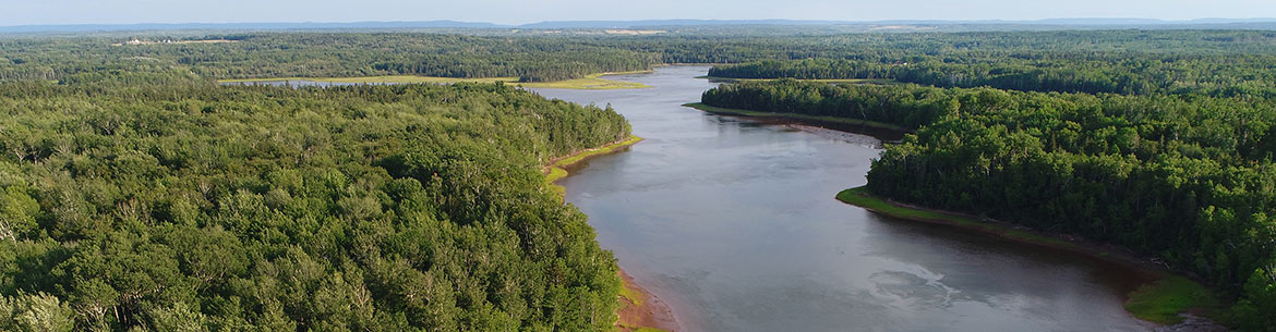 Estuaire de la rivière Pugwash, N.-É. (Photo de Mike Dembeck)