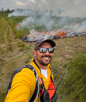 Jon Carson, stagiaire en conservation, Man. (Photo CNC)