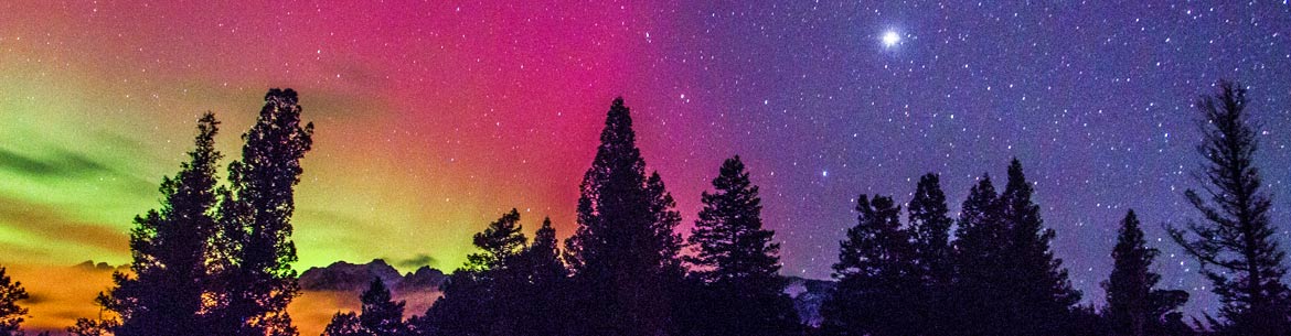 Dutch Creek Hoodoos Aurora Borealis