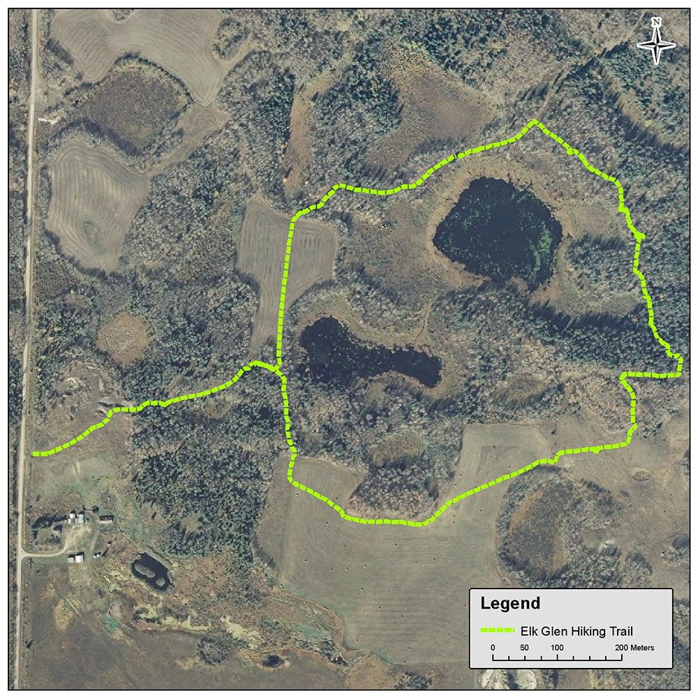 Elk Glen Interpretive Trail (Map by NCC)