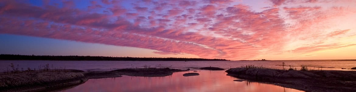 Sunset At Hay Bay Ethan Meleg Banner Sm