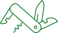 Green Knife Icon