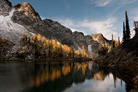 Alpine Lake on Darkwoods, BC. (Photo Bruce Kirkby)